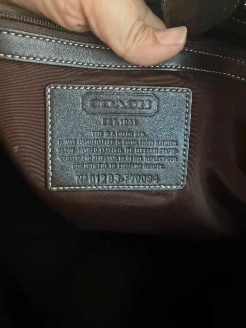 Coach Brown Leather Briefcase Messenger Bag